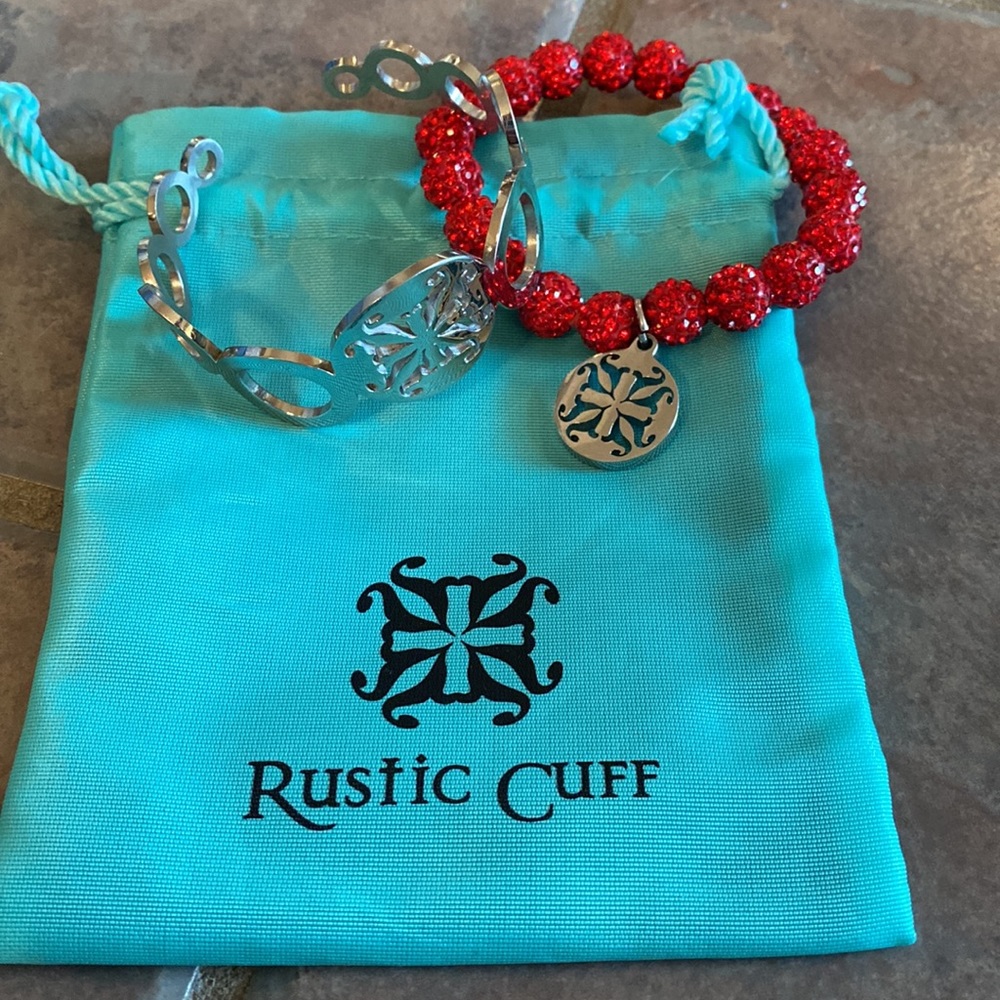 Rustic Cuff 2 Piece Set - Picture 2 of 4